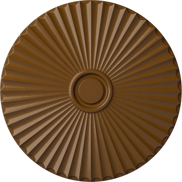 Ekena Millwork Shakuras Ceiling Medallion (For Canopies up to 5 1/2"), Hand-Painted Smokey Topaz, 29 1/2"OD x 2"P CM30SHSTF - main
